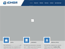 Tablet Screenshot of ichorconstruction.com